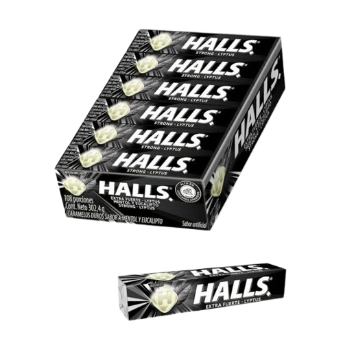 Caramelos Halls x 12u.