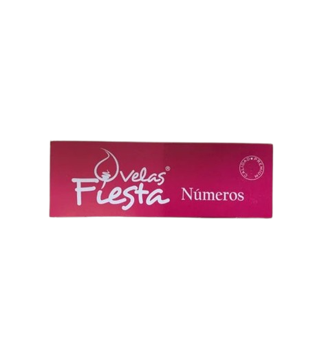Velas numero x20 GIBRE