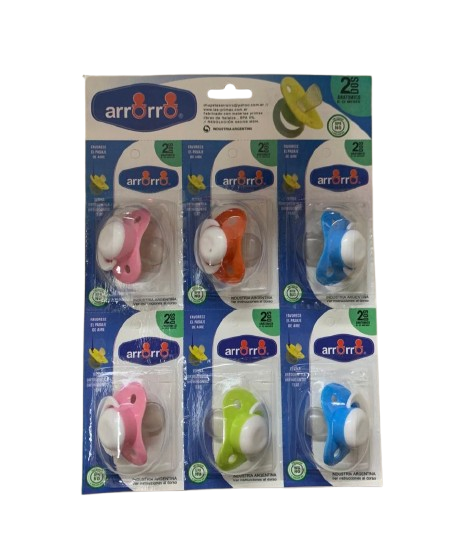 Chupete silicona x6