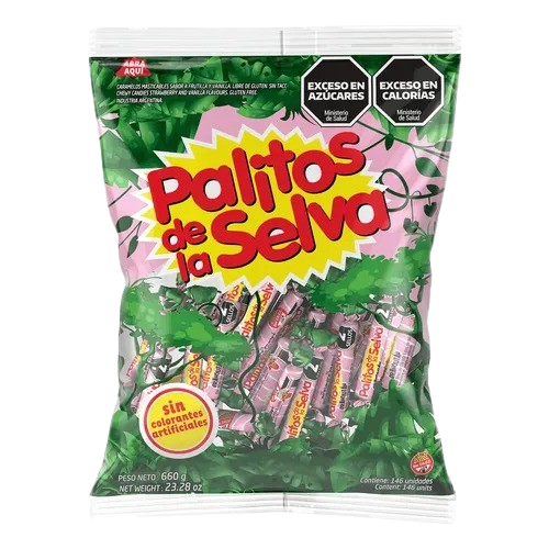 Caramelos Palitos de la Selva x 660grs.