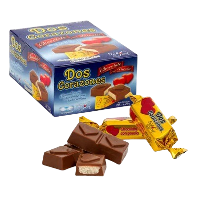 Chocolate Dos Corazones x 20u.