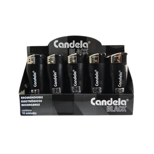 Encendedor candela electronico "black" x20