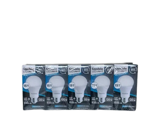 Lamparas led 15w candela