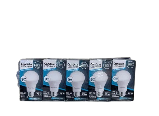 Lamparas led 9w candela