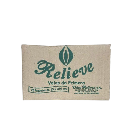 Velas relieve x25