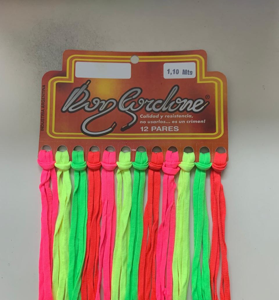 Cordones fluor 1,10 Mts