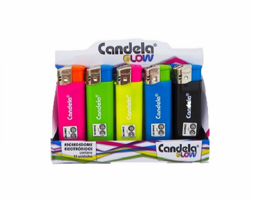 Encendedor candela electronico "glow" x20