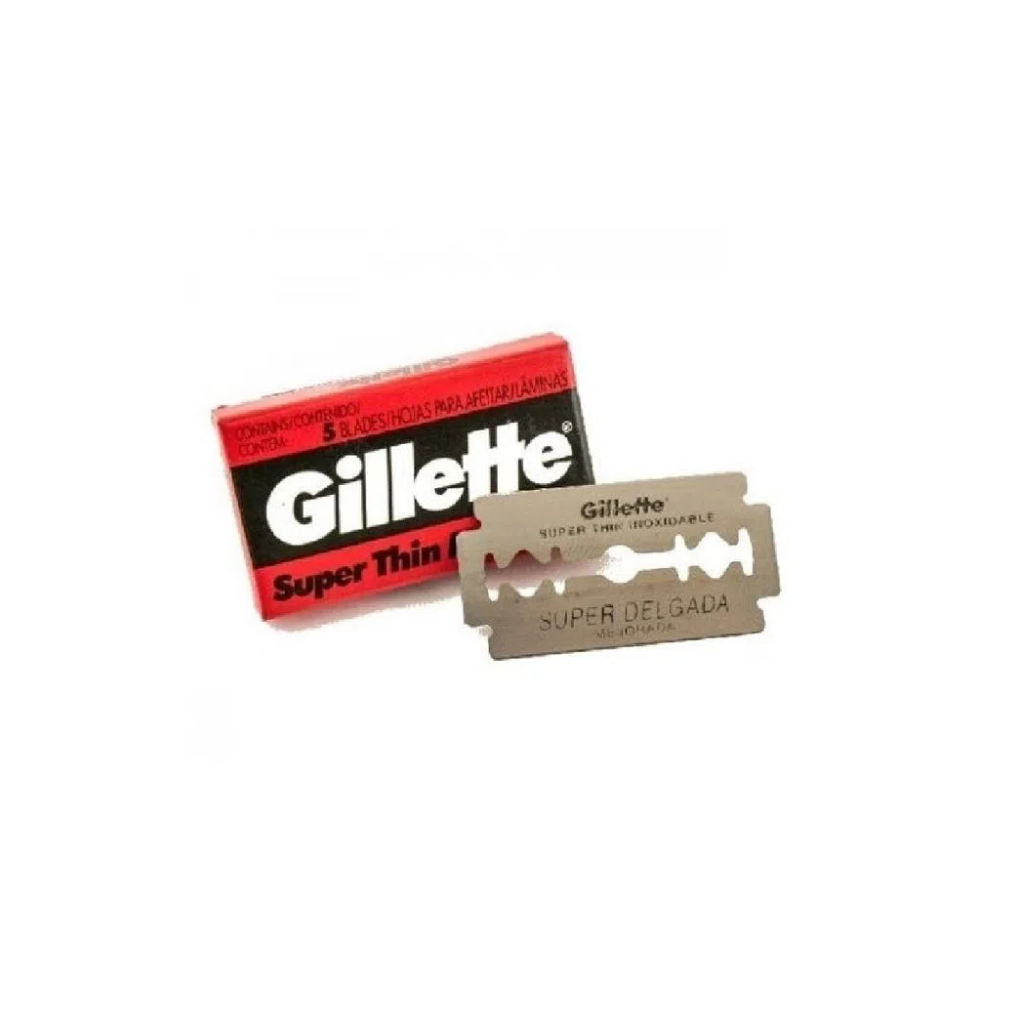 Gillette hoja afeitar roja