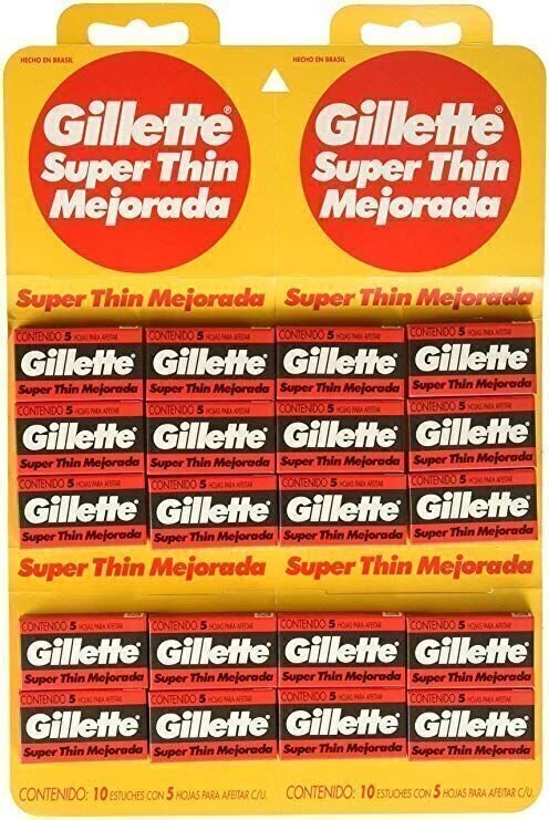 Gillette hoja afeitar roja